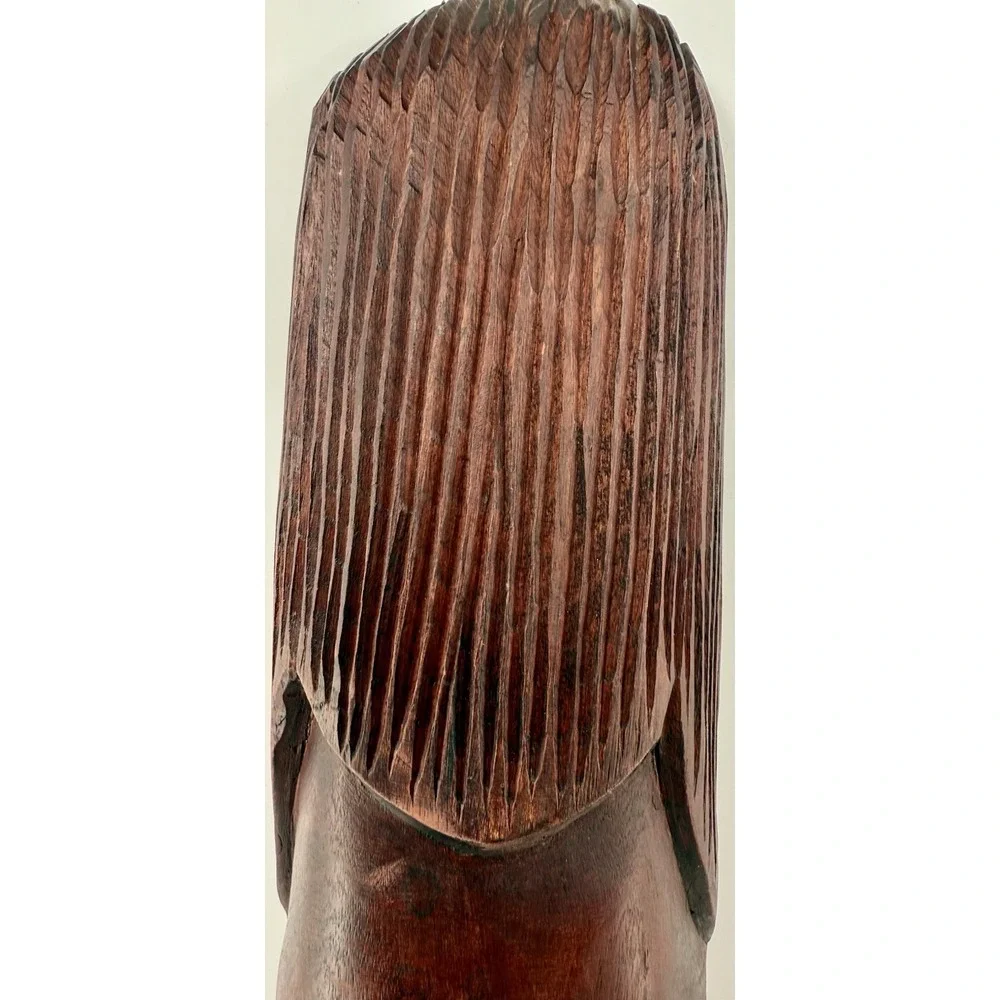 Hand‎ Carved Wood Tiki Wall Mask 21